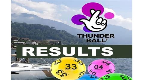 bbc thunderball results|Thunderball Draw Results Archive: 2021 .